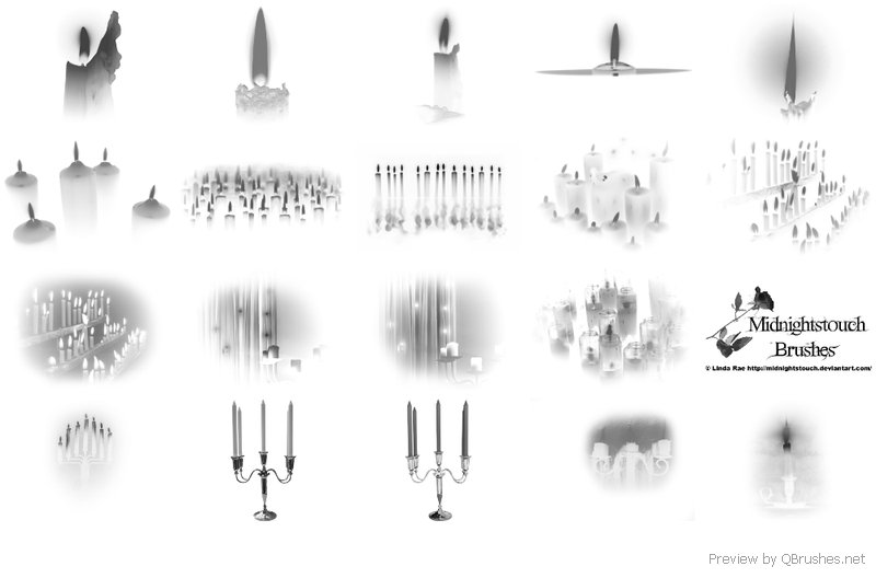 Candlelight brush set Download