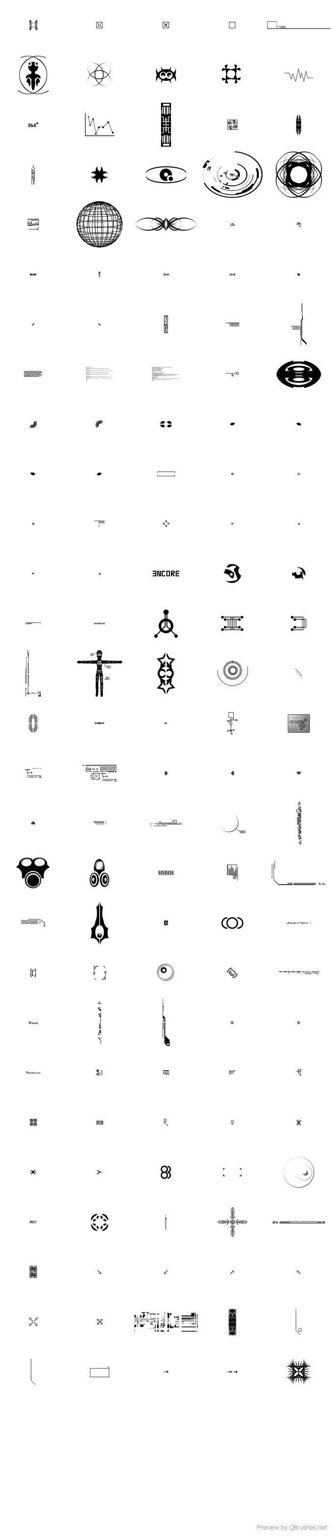 200 Tech brushes