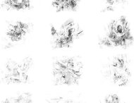 Abstract grunge brush pack