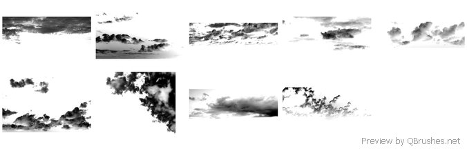 9x Clouds Brushes HighRes