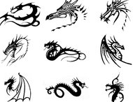 40 Dragon tattoo brushes