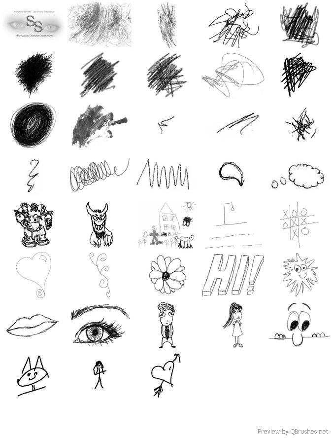 Doodles & Scribbles Brushes