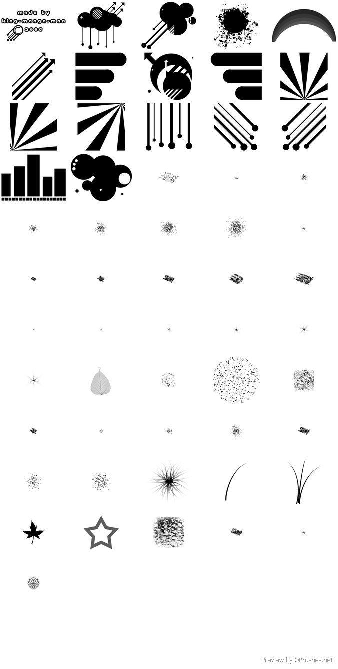 Vector brush set - Photoshop Brushes