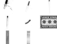 Safety matches brush