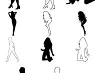 Sexy silhouettes brushes pack