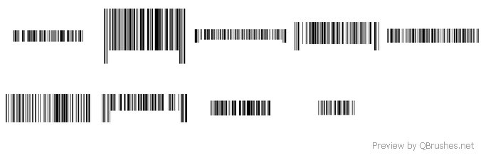 Barcodes brushes