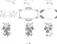 Deco Flowers  Brushes