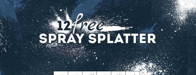 Twelve Spray Splatter
