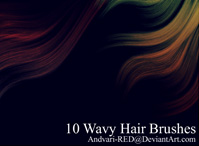 Wavy hair Brushes