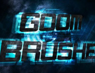Abstract Goom brushes