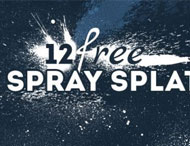 Twelve Spray Splatter